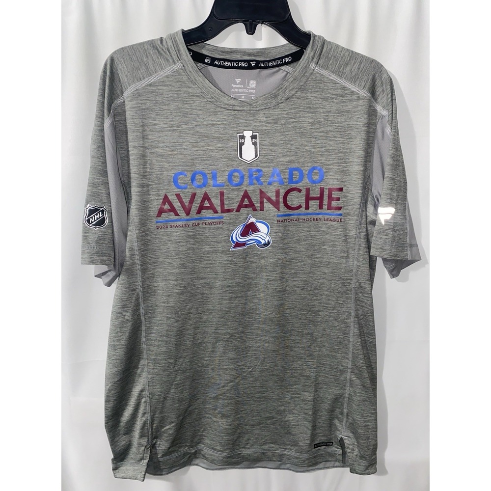 Colorado Avalanche Fanatics Authentic Pro Shirt 2024 Stanley Cup Playoffs Medium